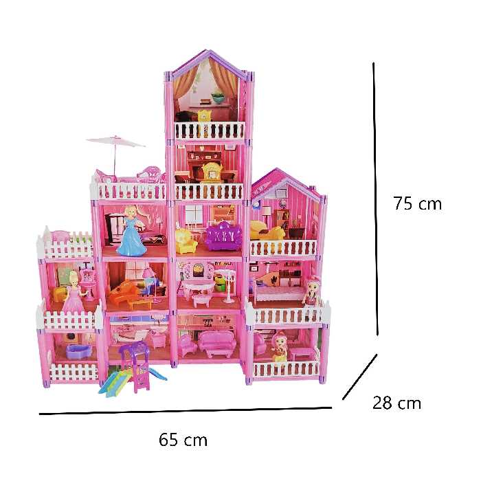اسباب بازی طرح خانه عروسکی مدل Dream castle کد 55