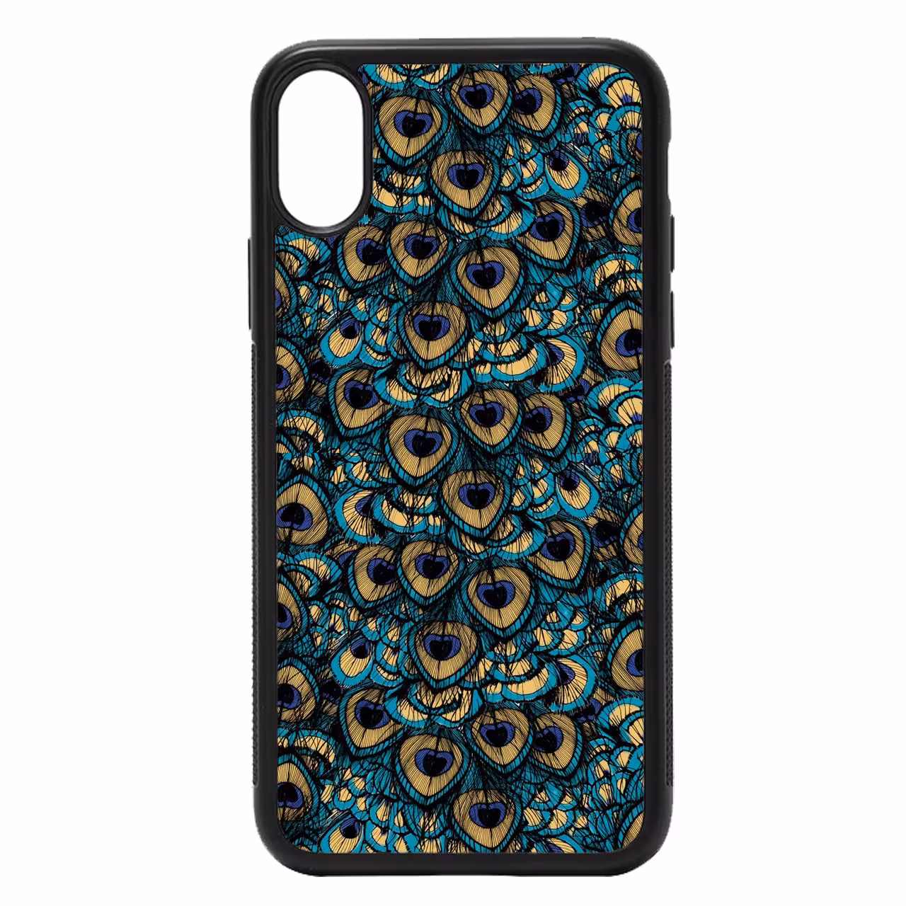 کاور طرح طاووس کد 110540829 مناسب برای گوشی موبایل اپل iphone xs max