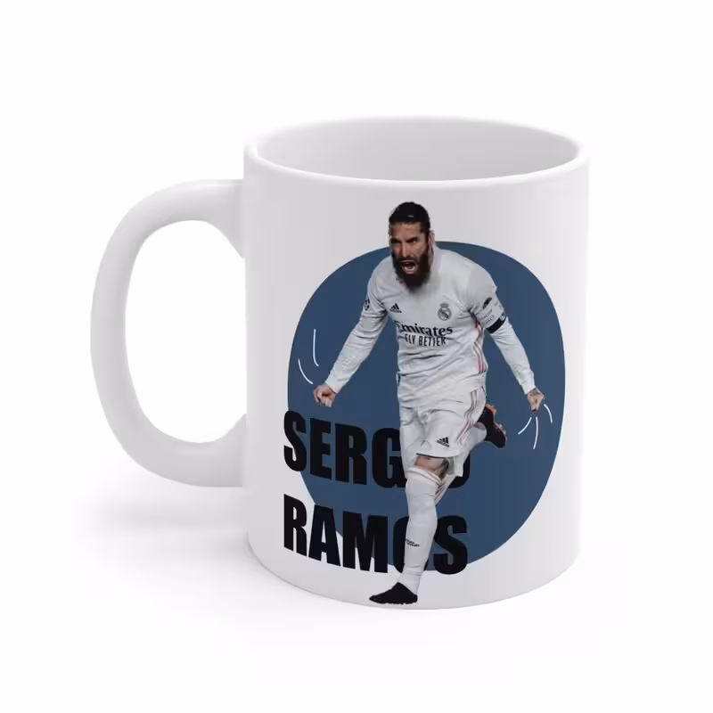 ماگ طرح سرخیو راموس Sergio Ramos مدل NM1637