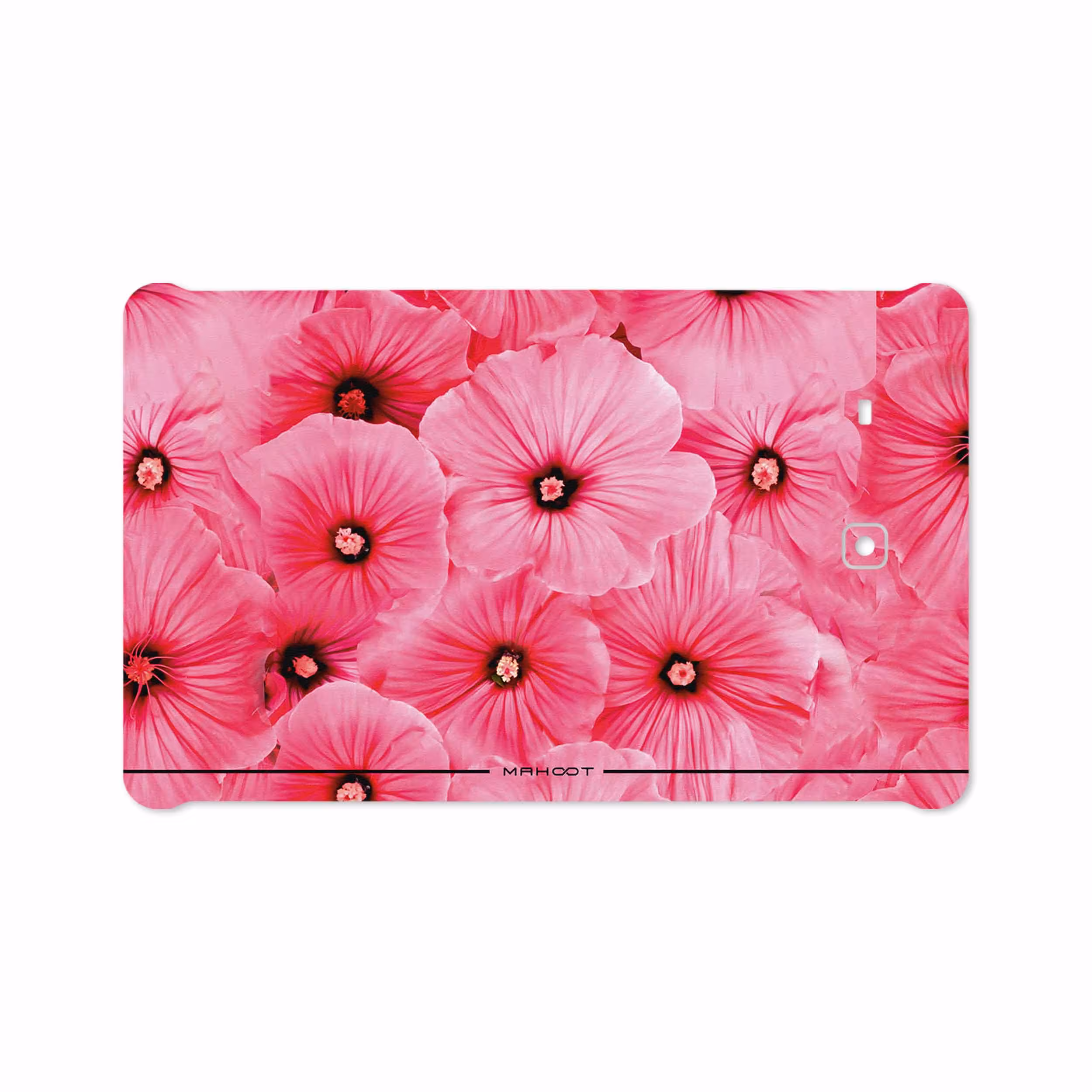 برچسب پوششی ماهوت مدل Pink-Flower مناسب برای تبلت سامسونگ Galaxy Tab E 9.6 2015 T561
