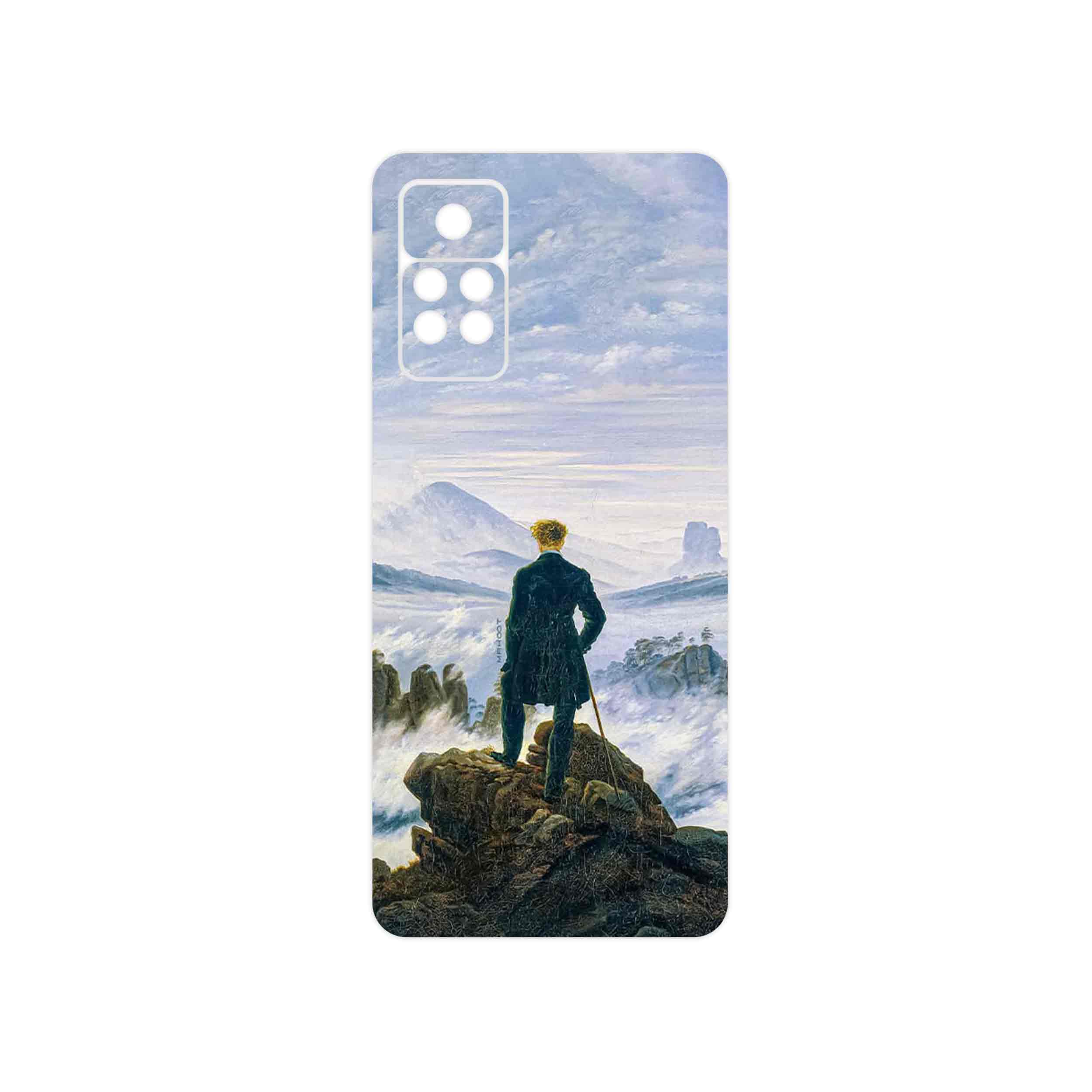 برچسب پوششی ماهوت مدل Wanderer above the Sea of Fog مناسب برای گوشی موبایل شیائومی Redmi Note 11 Pro
