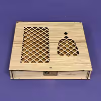 ست هدیه چرم آریانا مدل رومیس کد SDA-1051 (رنگ قهوه ای مات هورس )