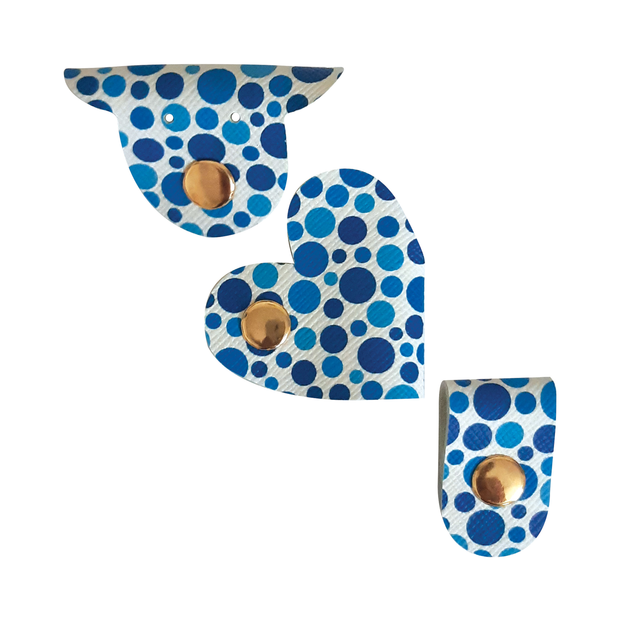 نگهدارنده سیم طرح خال خال مدل H-104 مجموعه 3 عددی