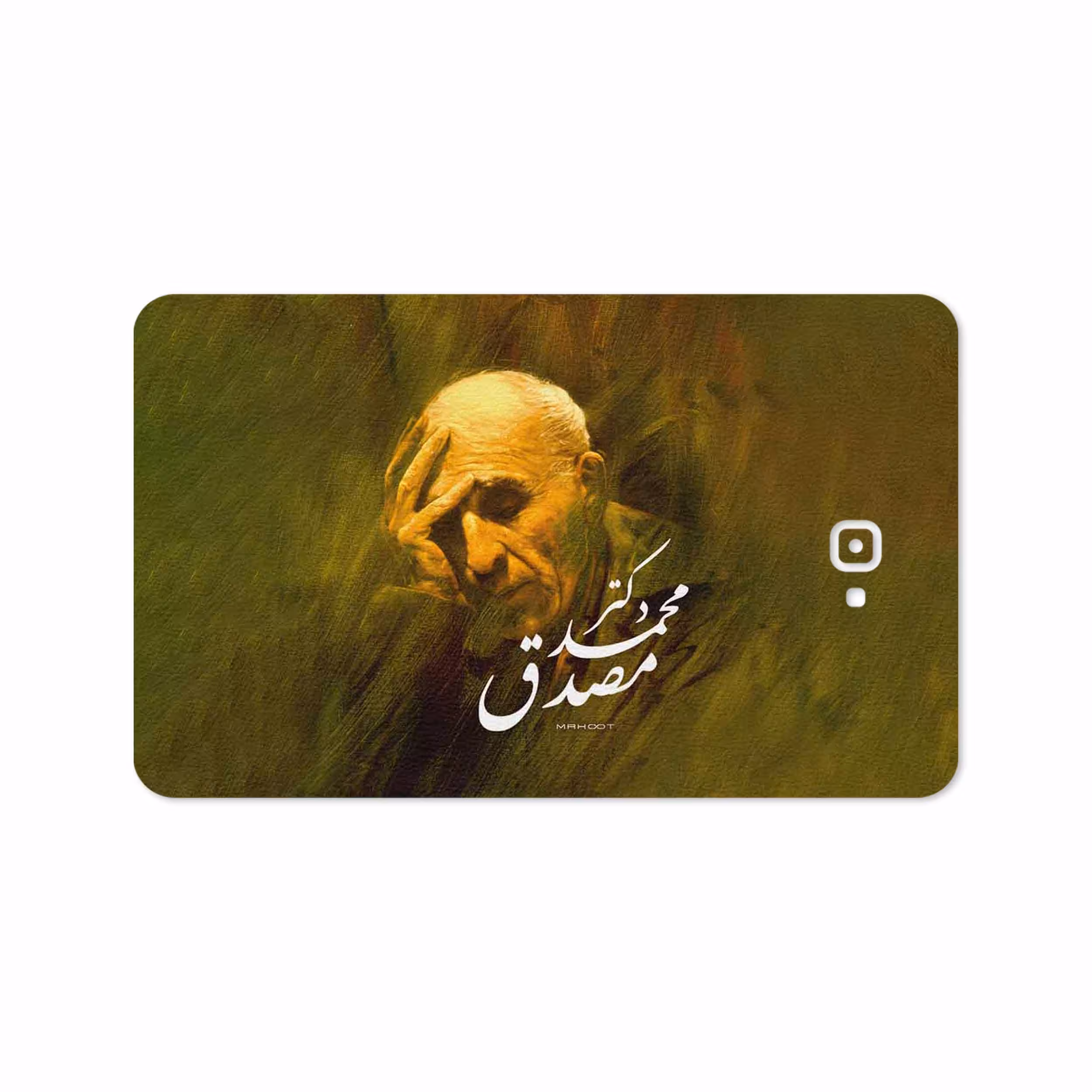 برچسب پوششی ماهوت مدل Dr-Mosadeq مناسب برای تبلت سامسونگ Galaxy Tab A 10.1 2016 T585