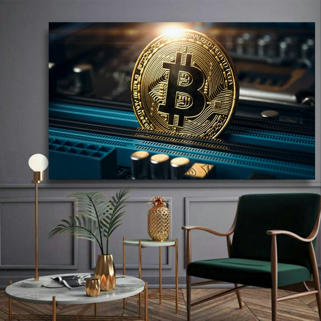 تابلو شاسی طرح بیت کوین کد BL417