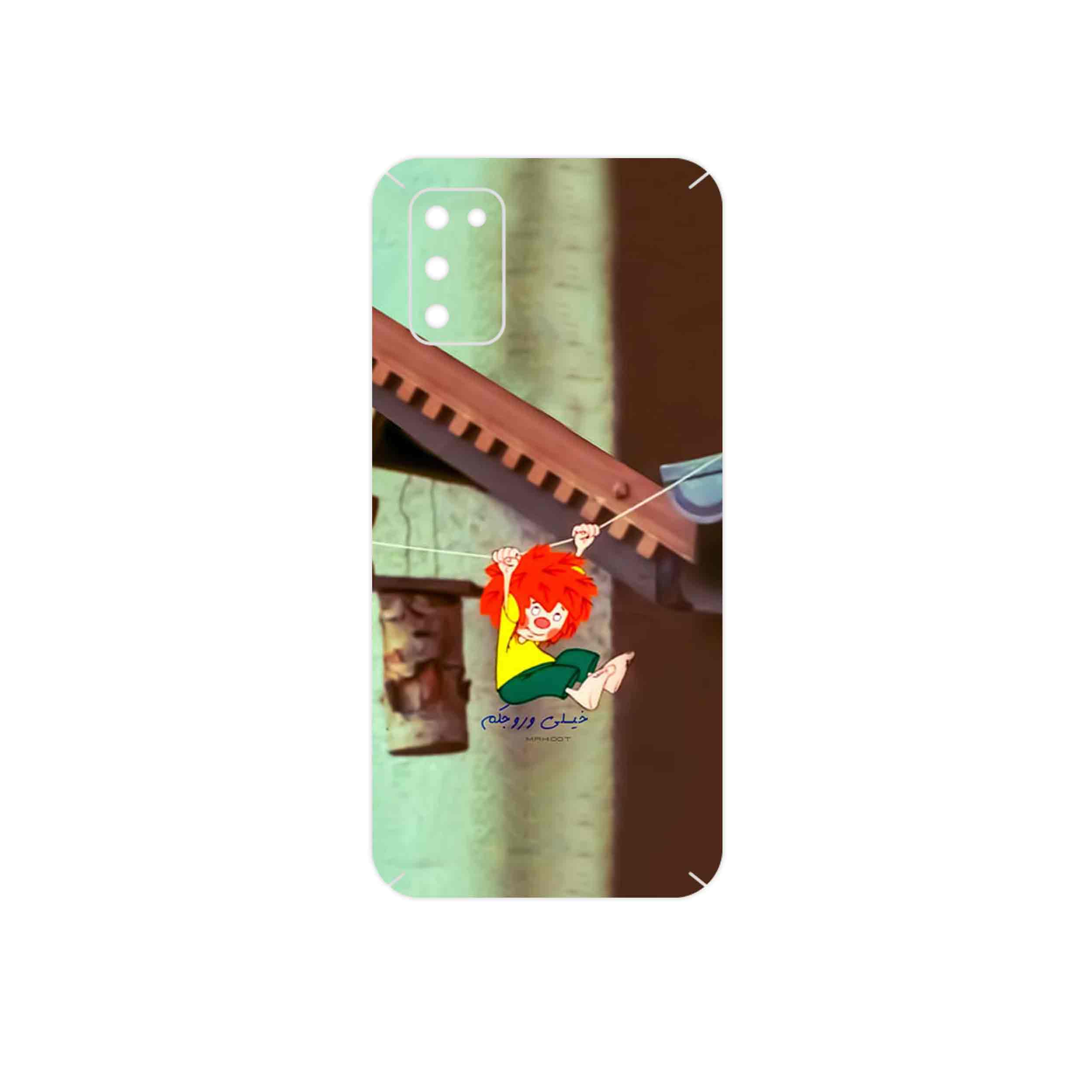 برچسب پوششی ماهوت مدل Meister Eder und sein Pumuckl مناسب برای گوشی موبایل سامسونگ Galaxy A02S