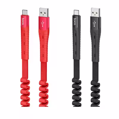 کابل تبدیل USB به USB-C  هوکو مدل U78 به طول 1.2 متر
