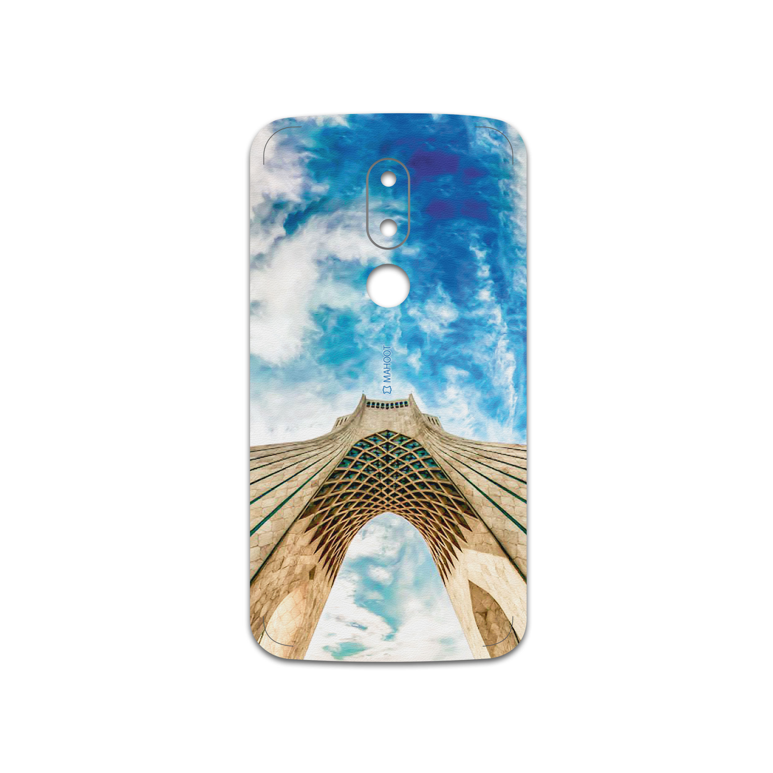 برچسب پوششی ماهوت مدل AZADI-Tower مناسب برای گوشی موبایل موتورولا Moto M