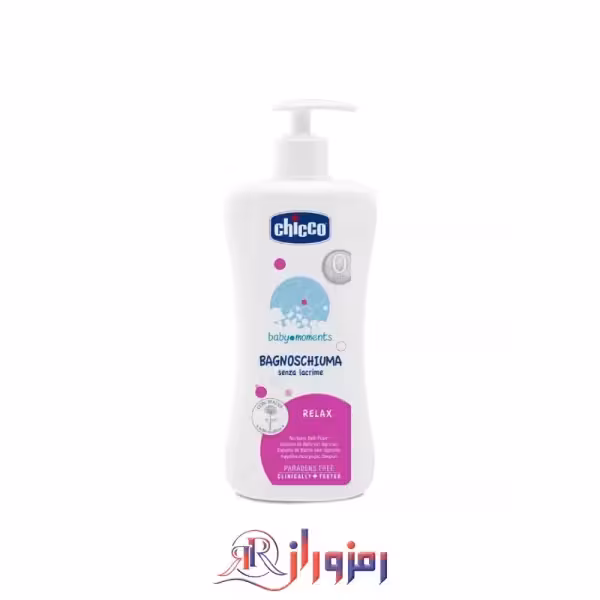 شامپو بدن نوزاد چیکو  chicco مدل relax حجم 500 میل