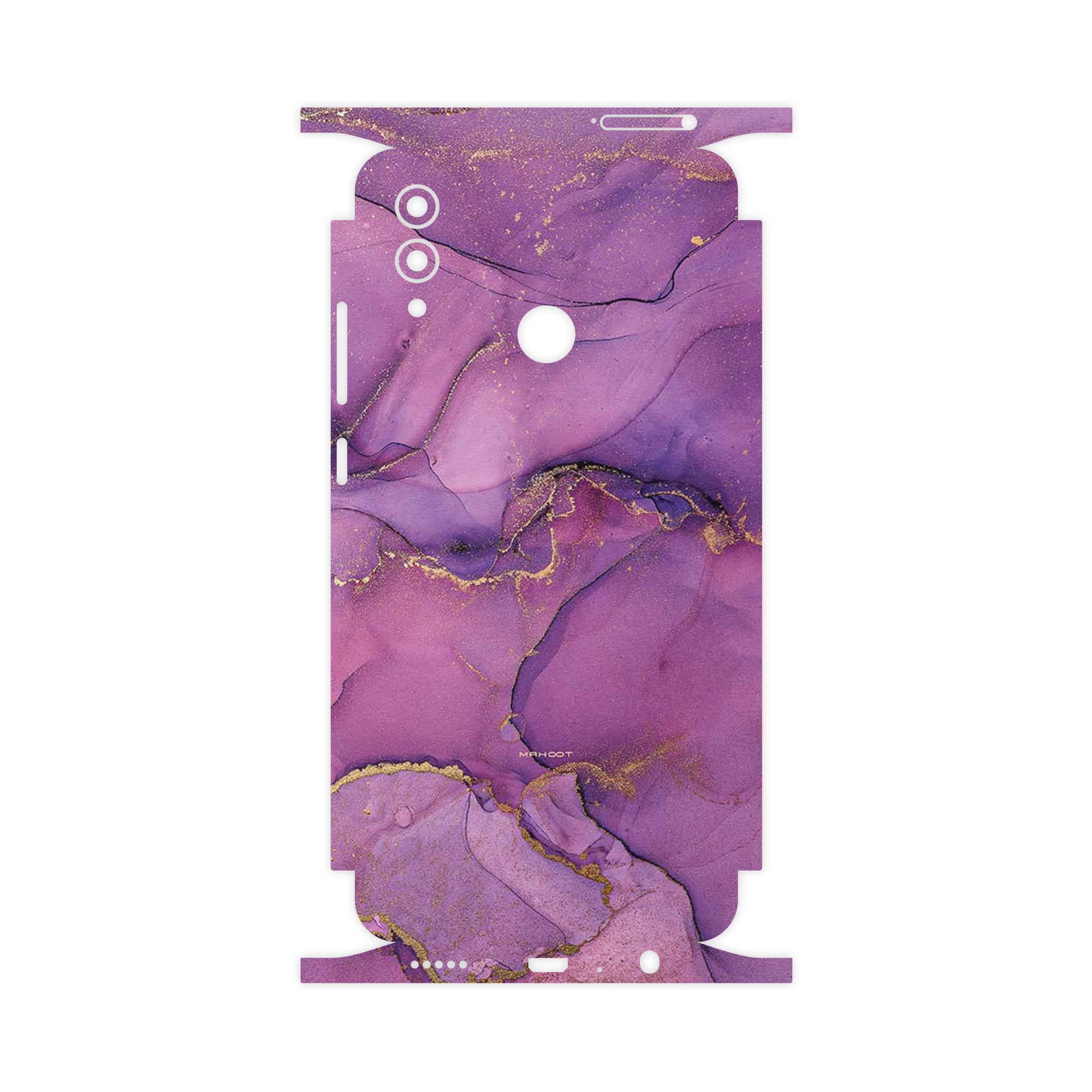 برچسب پوششی ماهوت مدل Purple Marble-FullSkin مناسب برای گوشی موبایل آنر 10 Lite