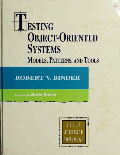 خرید و دانلود نسخه کامل کتاب Testing Object-Oriented Systems: Models, Patterns, and Tools