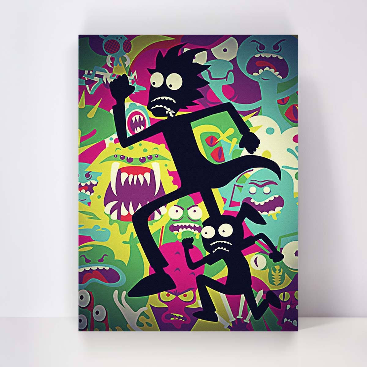 تابلو شاسی مدل Rick and Morty کد S-5040