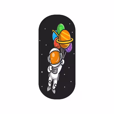 سوهان ناخن مدل فضانورد کد 551