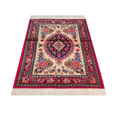 فرش دستباف زرع چارک طرح لچک ترنج مدل AA237 یک جفت