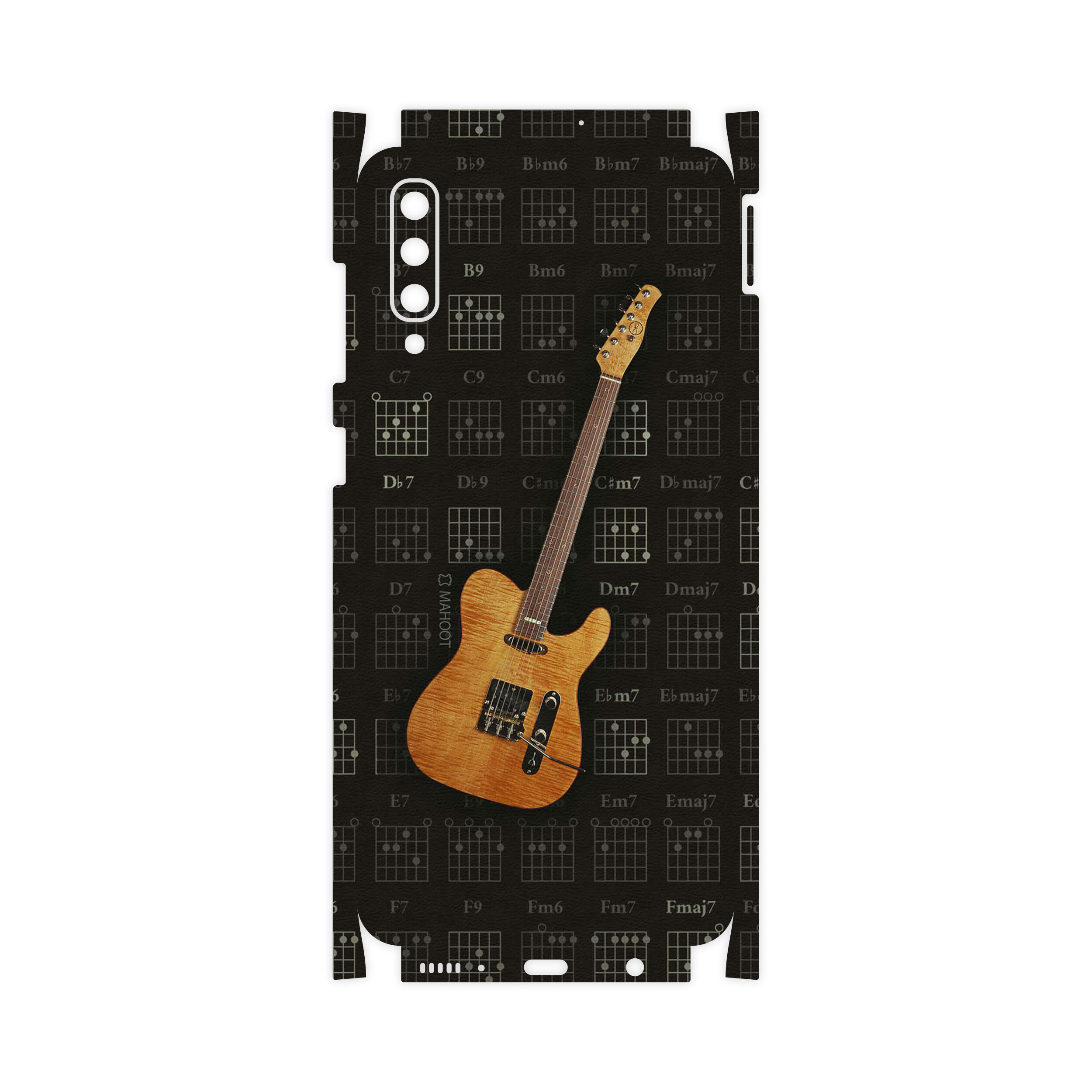 برچسب پوششی ماهوت مدل Guitar-Instrument-FullSkin مناسب برای گوشی موبایل سامسونگ Galaxy A50