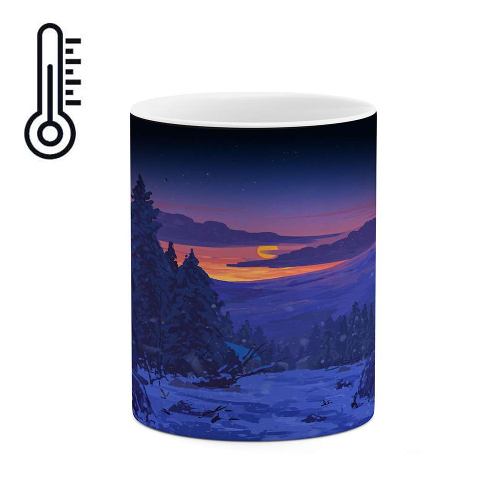 ماگ حرارتی کاکتی طرح منظره مدل mgh15630