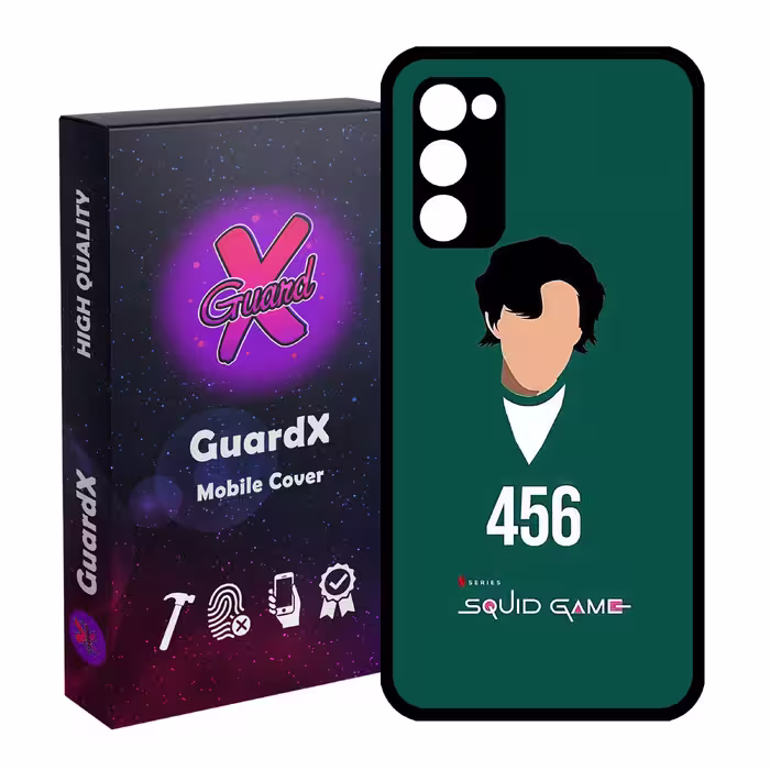 کاور گارد ایکس طرح Squid Game مدل Glass10406 مناسب برای گوشی موبایل سامسونگ Galaxy S20 FE