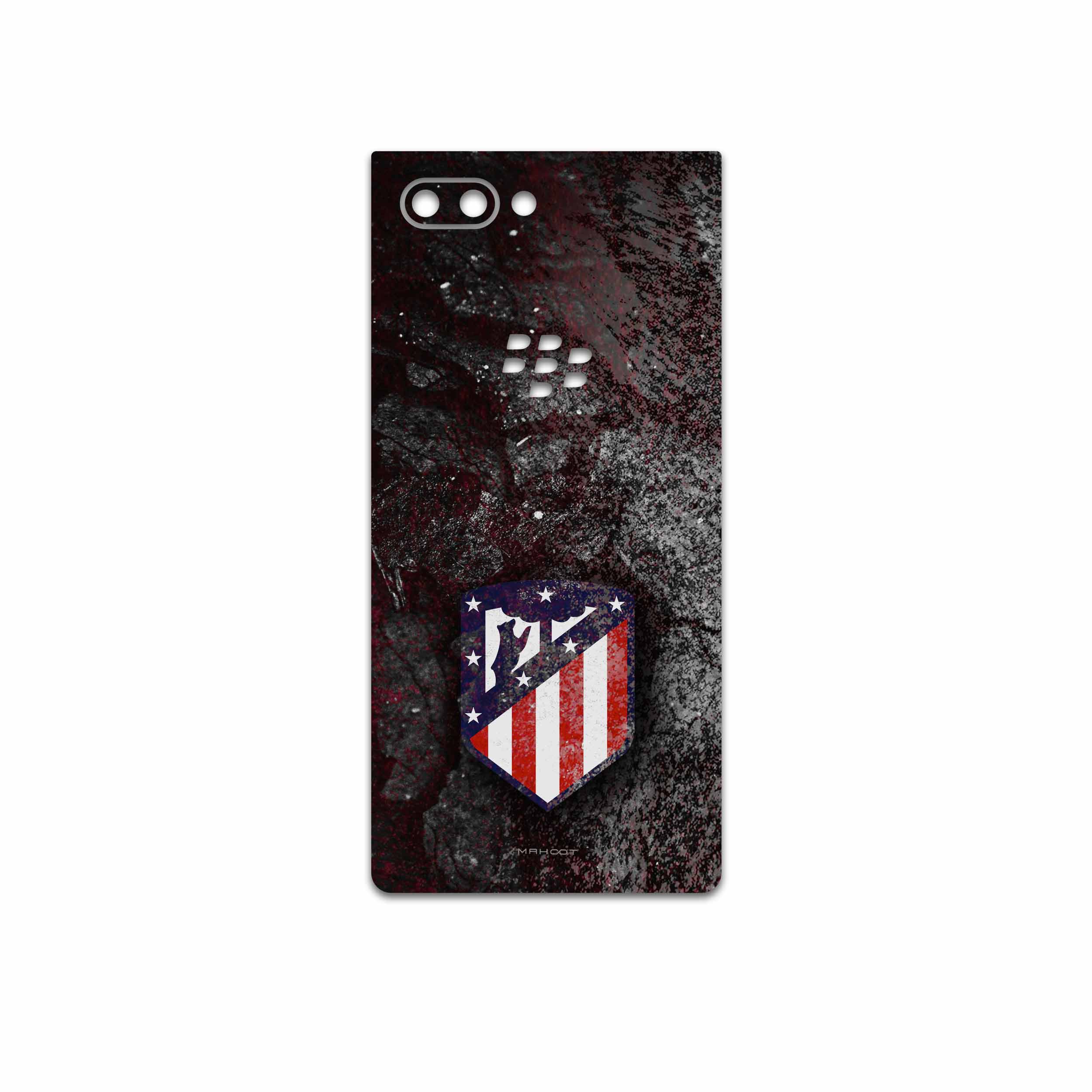 برچسب پوششی ماهوت مدل Atletico de Madrid مناسب برای گوشی موبایل بلک بری Key 2