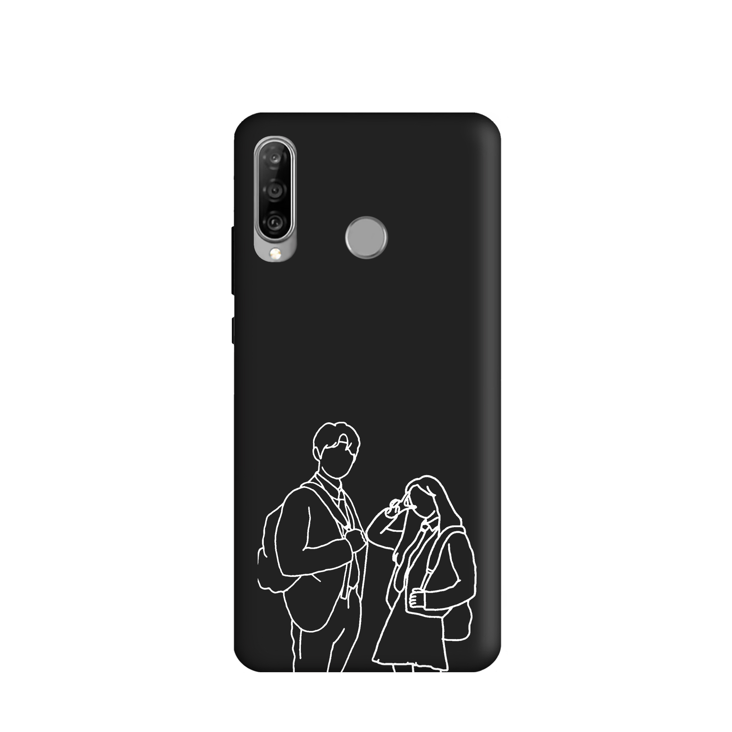 کاور طرح عاشقانه مینیمال کد u1869 مناسب برای گوشی موبایل  هوآوی P30 LITE