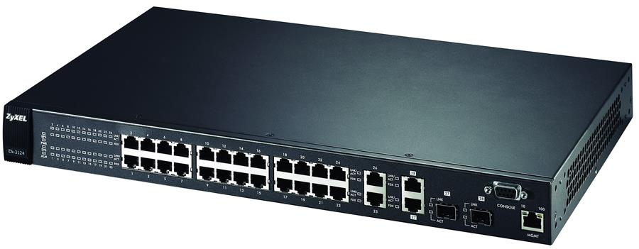سوئیچ 24 پورت مدیریتی زایکسل مدل ای اس 3124