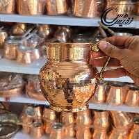 پارچ مسی کوچک چکشی مدل زرین
