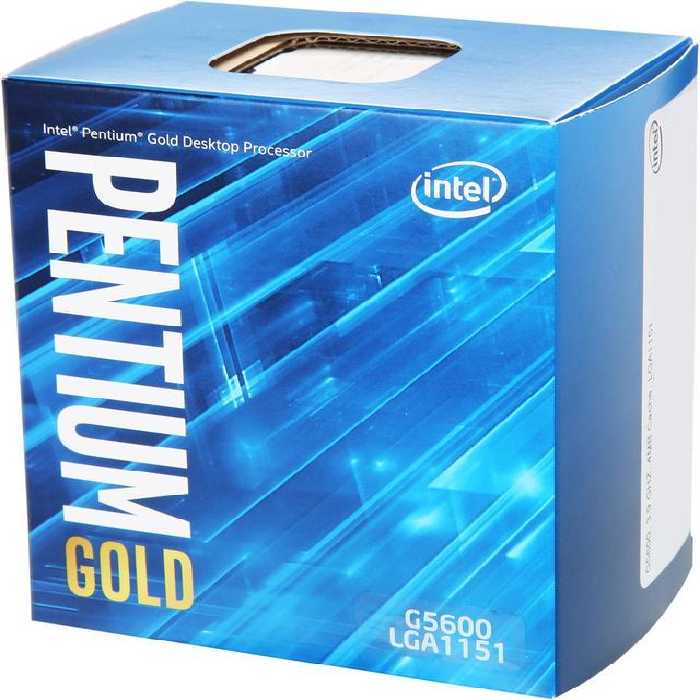 پردازنده CPU اینتل باکس مدل Pentium Gold G5600 فرکانس 3.9 گیگاهرتز