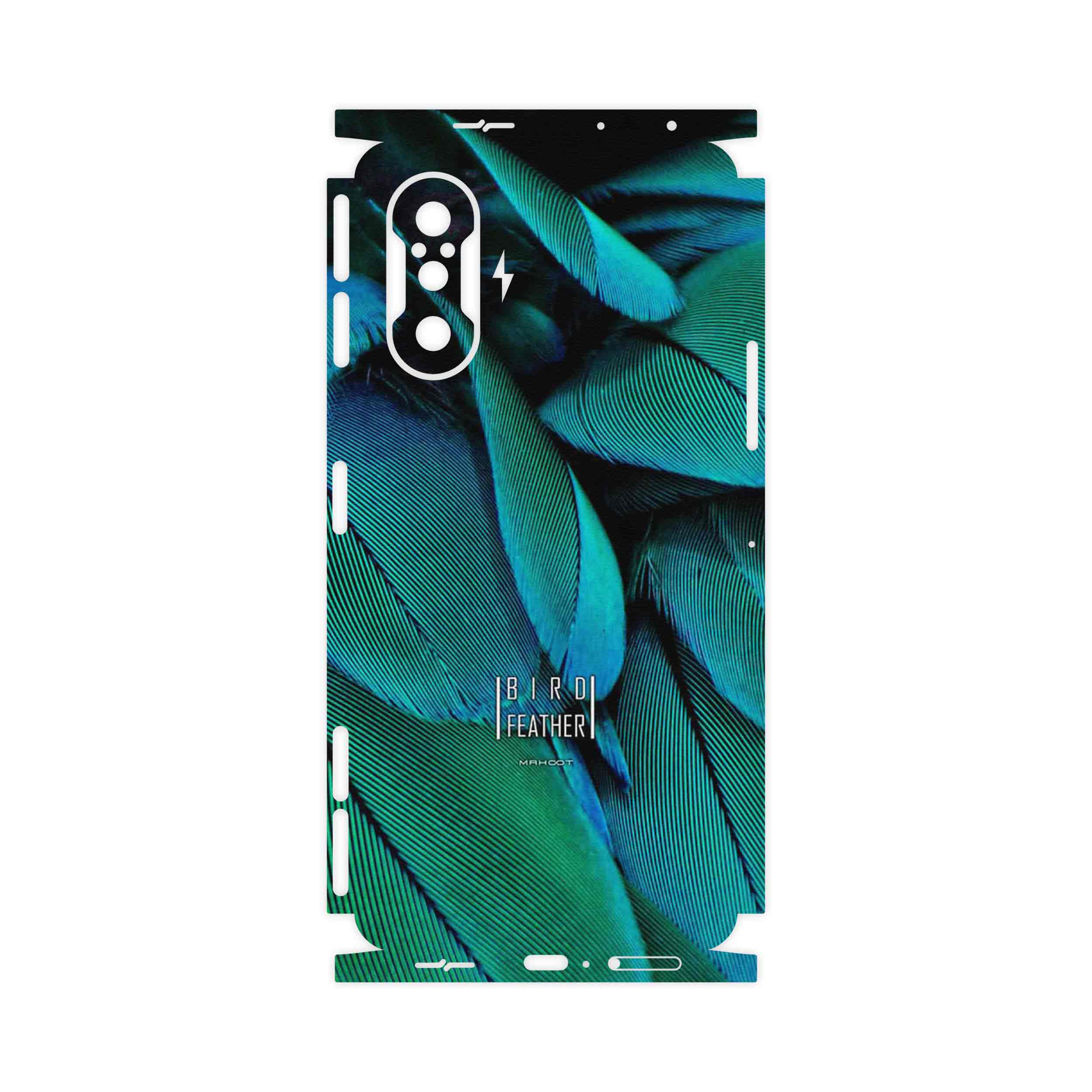 برچسب پوششی ماهوت مدل Green Feather-FullSkin مناسب برای گوشی موبایل شیائومی Redmi K40 Gaming