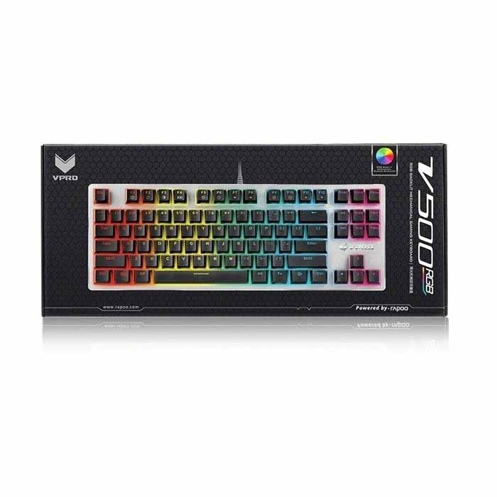 خرید کیبورد مخصوص بازی رپو Keyboard Rapoo V500 RGB با بهترین قیمت