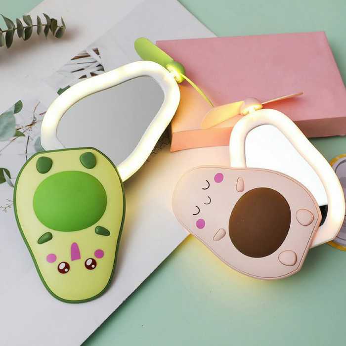 مینی فن آوکادوو(رینک لایت ،فن ،آینه)