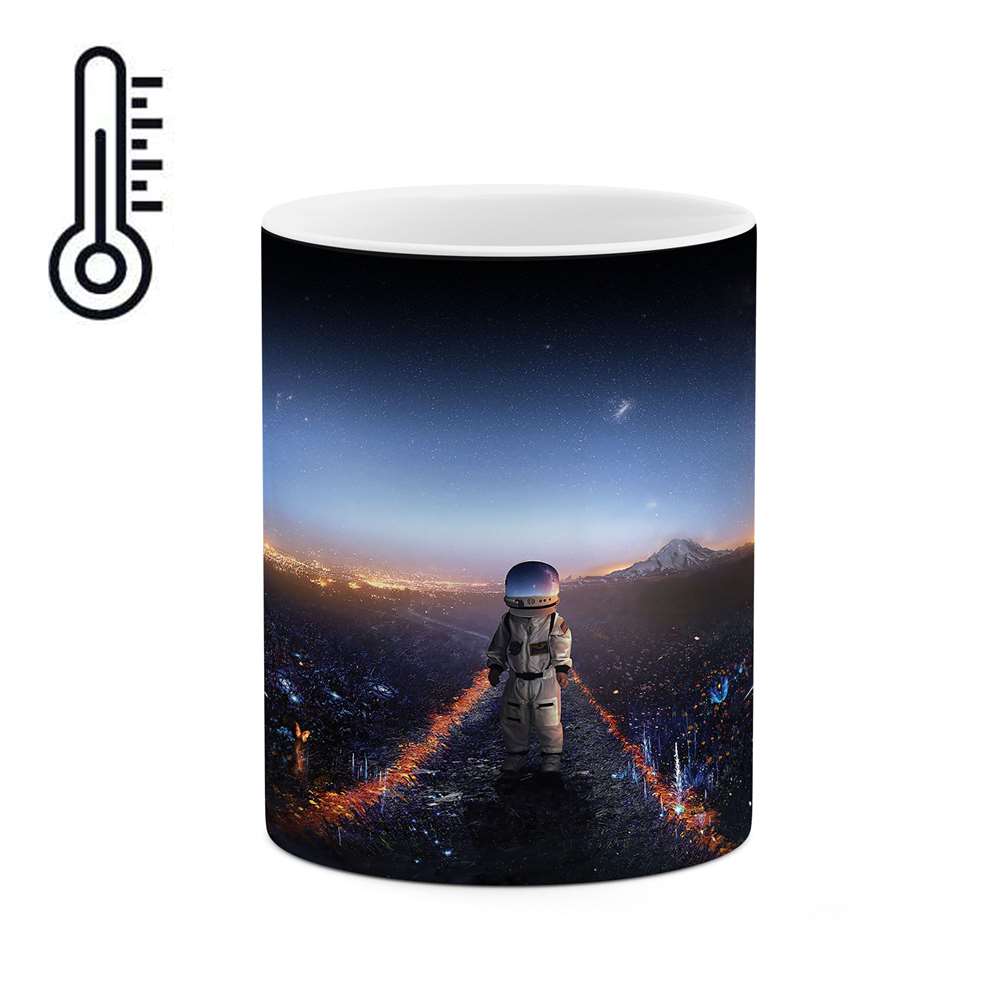 ماگ حرارتی طرح فضانورد مدل mgph01695