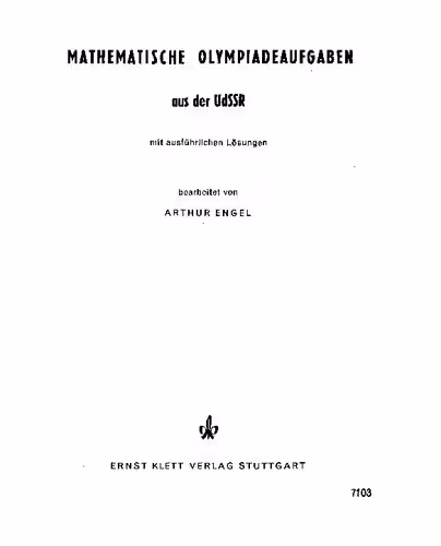 خرید و دانلود نسخه کامل کتاب Mathematische Olympiadeaufgaben aus der UdSSR