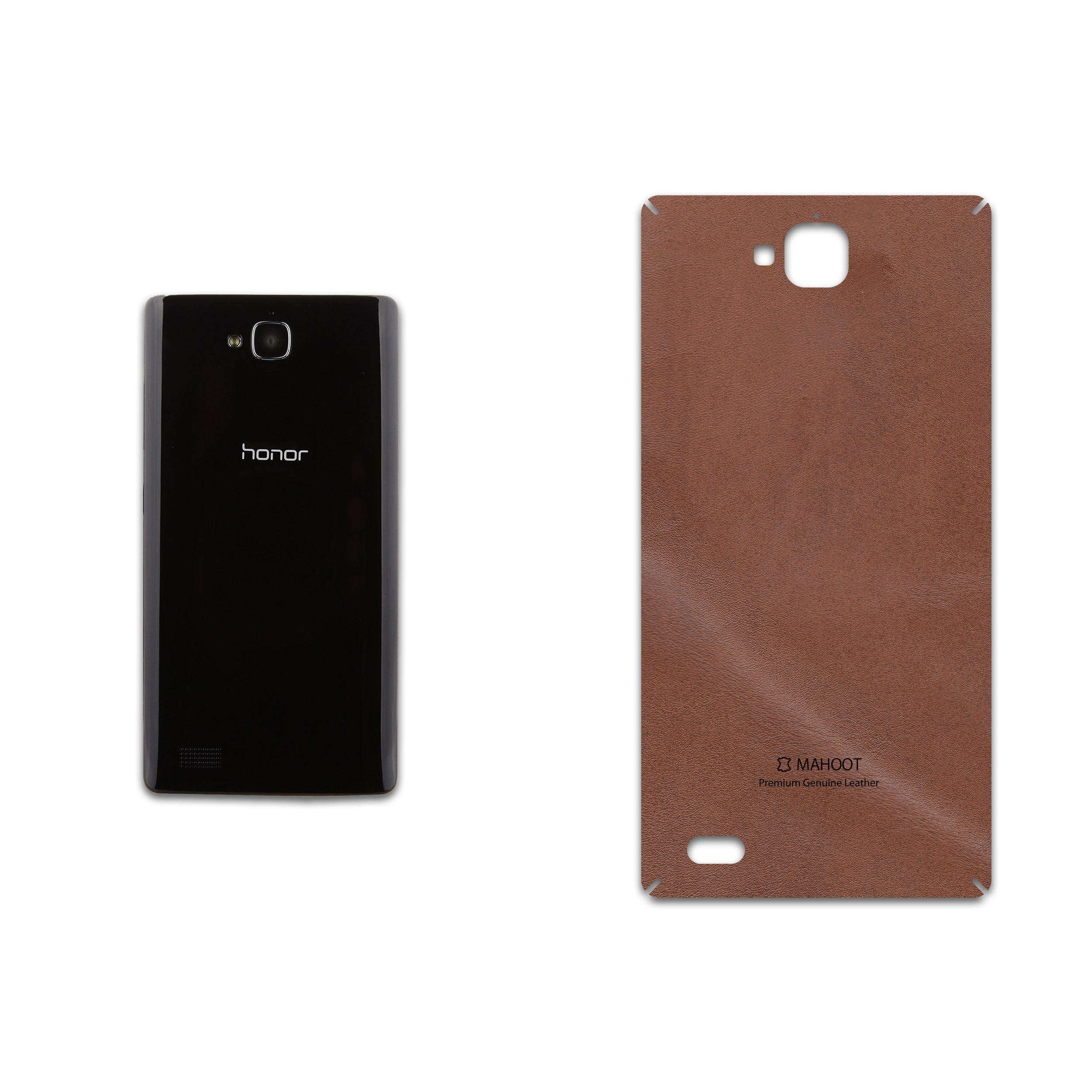 برچسب پوششی ماهوت مدل Matte-Natural-Leather مناسب برای گوشی موبایل آنر 3C
