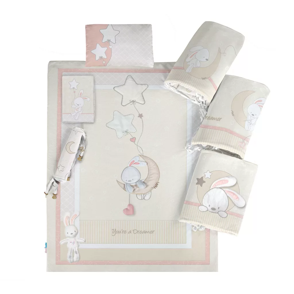 سرویس خواب 7تکه Dreamer Daisy خرگوش ماه ستاره رزبرن RoseBorn