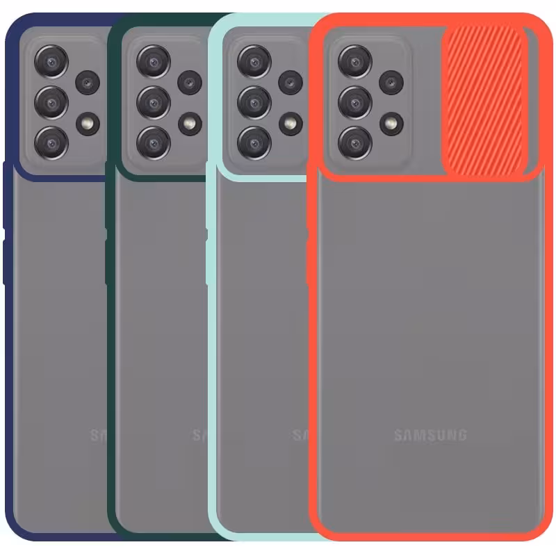 قاب محافظ مناسب برای گوشی Samsung Galaxy A72 5G مدل ماکرو شیلد محافظ لنزدار طرح پشت مات