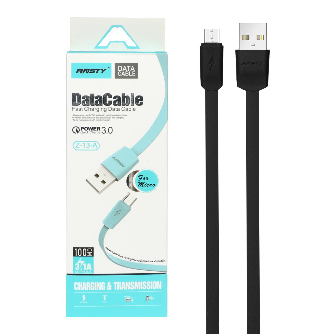 خرید کابل شارژ میکرو ANSTY Z-13-A - بهاری موبایل