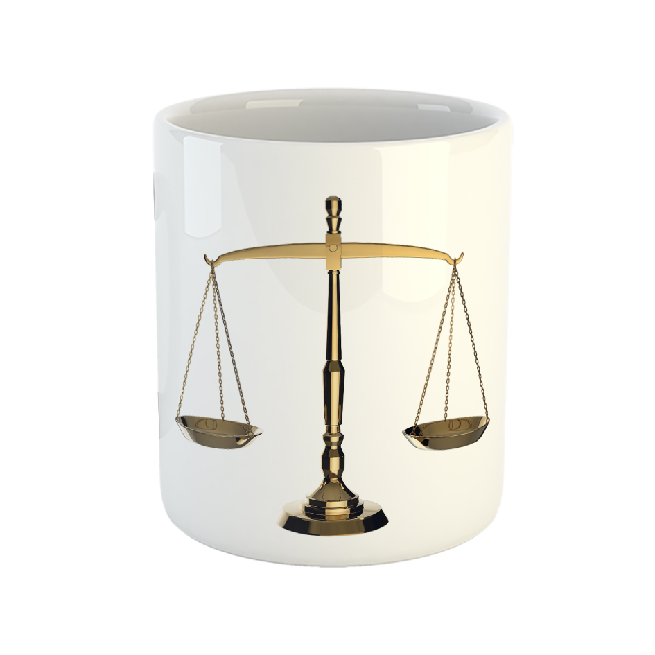 ماگ مدل ترازوی عدالت