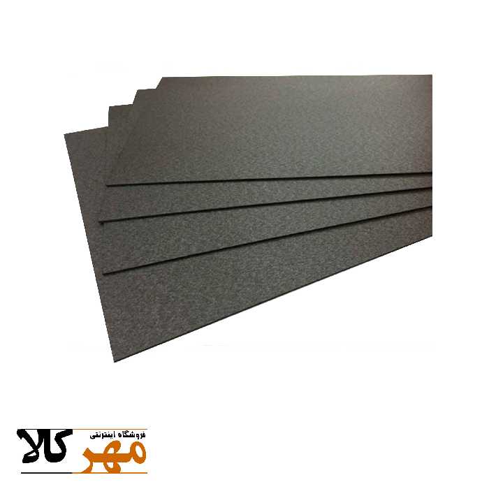 فوم برد 70*100 پشت چسبدار 5 میل مشکی