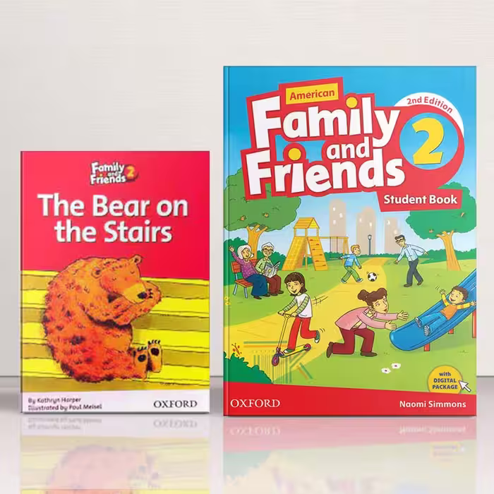 پک کتاب امریکن فمیلی اند فرندز 2 ویرایش دوم   به همراه کتاب داستان | American Family and Friends 2 2nd Edition   with Story Book Pack | خرید کتاب زبان | خرید لوازم التحریر | چی کتاب | بالاترین تخفیف و ارسال رایگان