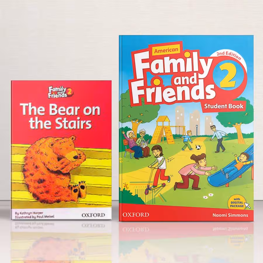 پک کتاب امریکن فمیلی اند فرندز 2 ویرایش دوم   به همراه کتاب داستان | American Family and Friends 2 2nd Edition   with Story Book Pack | خرید کتاب زبان | خرید لوازم التحریر | چی کتاب | بالاترین تخفیف و ارسال رایگان