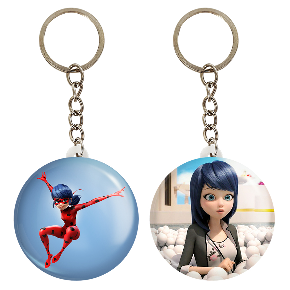 جاکلیدی خندالو مدل دختر کفشدوزکی کد 30743075 مجموعه 2 عددی