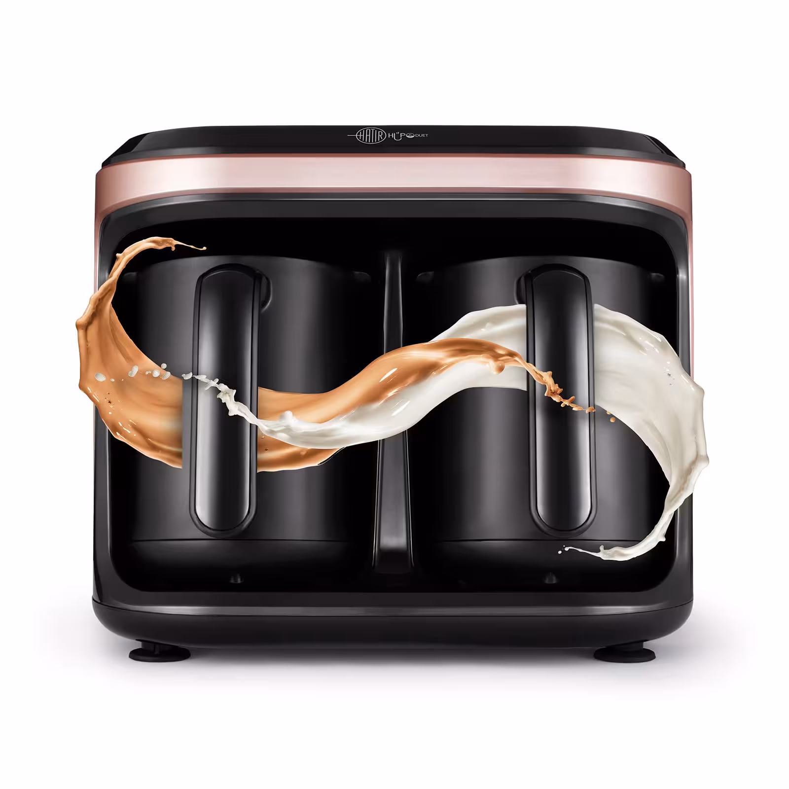 قهوه ساز ترک دوتایی کاراجا رنگ رز گلد کد 502000081