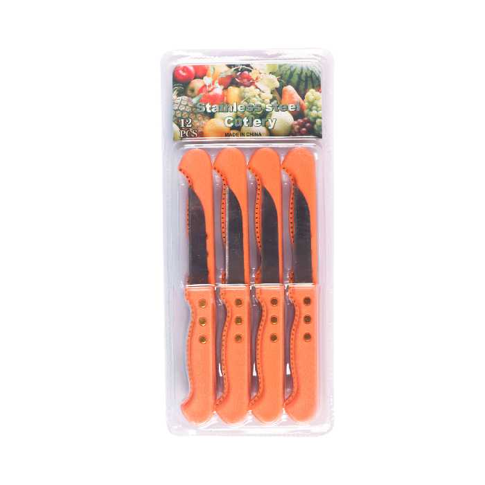 کارد میوه خوری کد 01 بسته 12 عددی