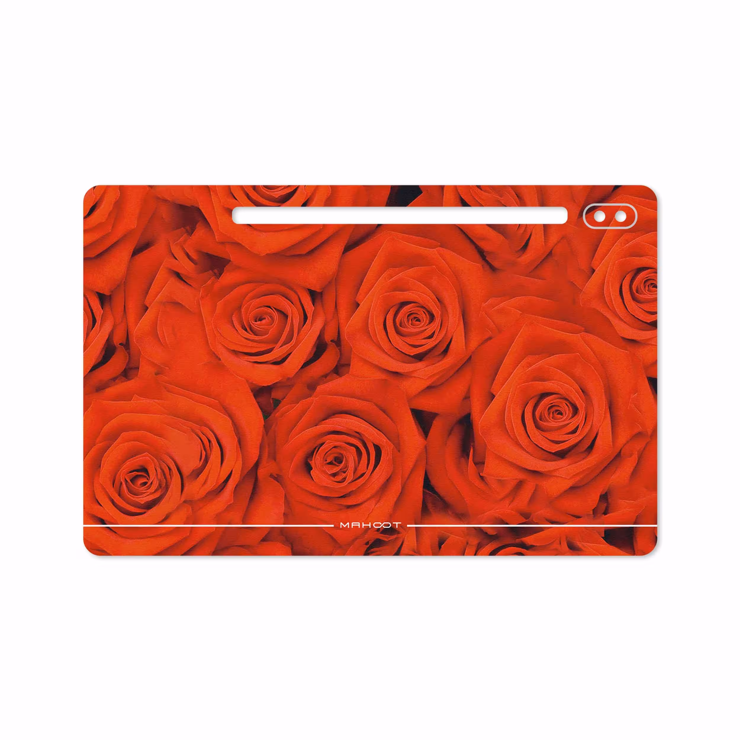 برچسب پوششی ماهوت مدل Red-Flower مناسب برای تبلت سامسونگ Galaxy Tab S6 2019 SM-T860