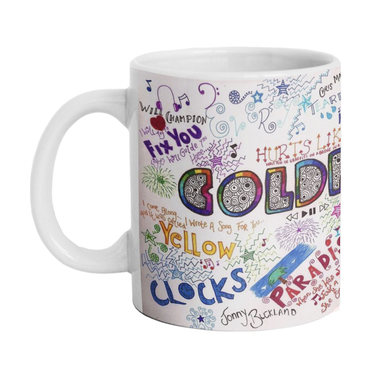 ماگ طرح Coldplay مدل M1813