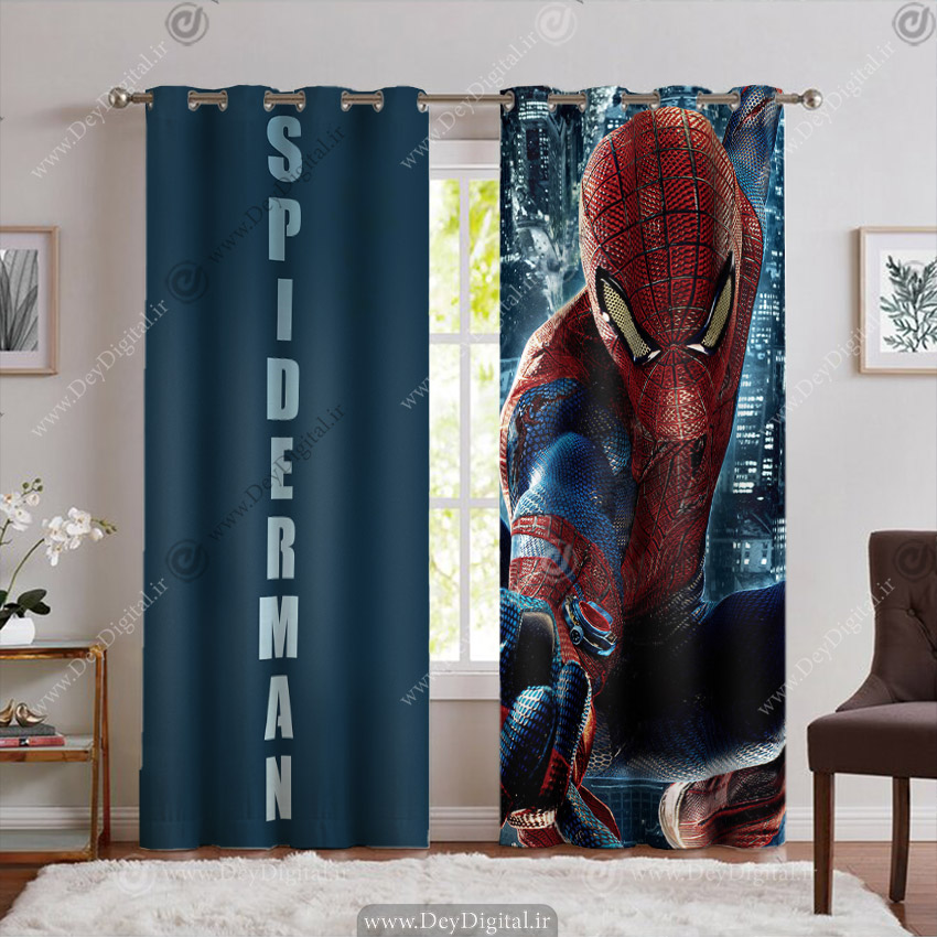 پرده اسپایدرمن برای اتاق کودک پسر PK-6708