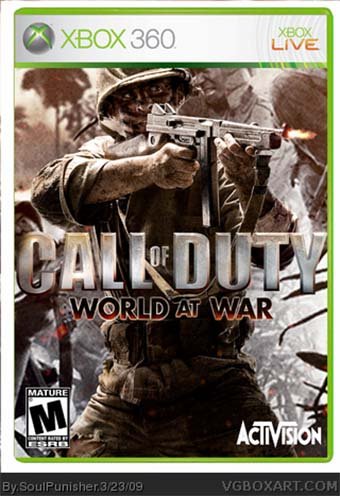 بازی ایکس باکس 360 call of duty world at war