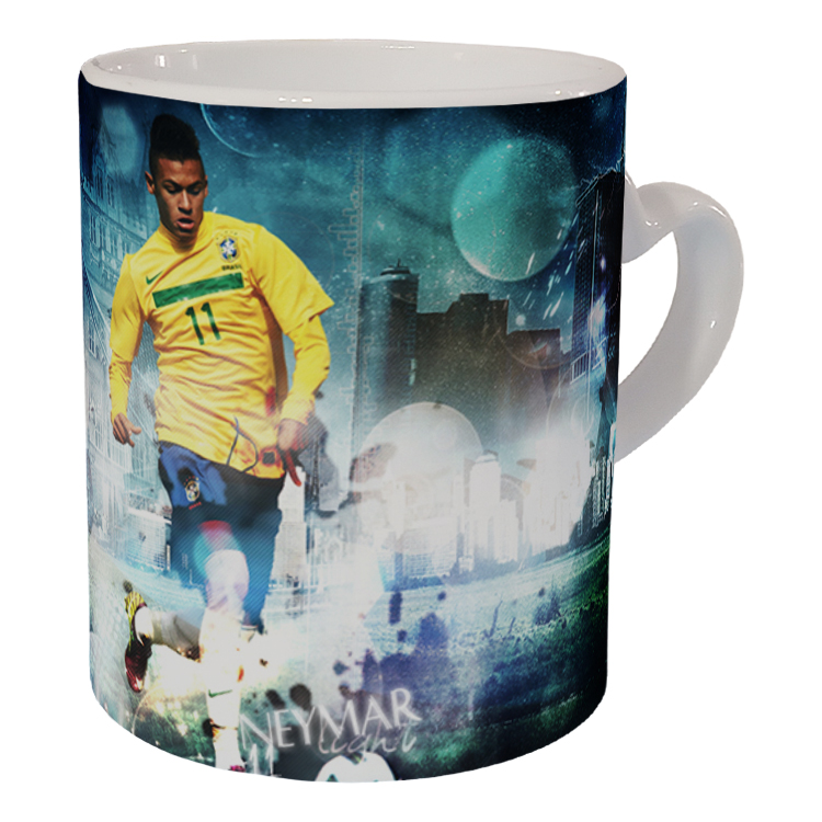 ماگ مدل دسته قلبی طرح نیمار کد 70