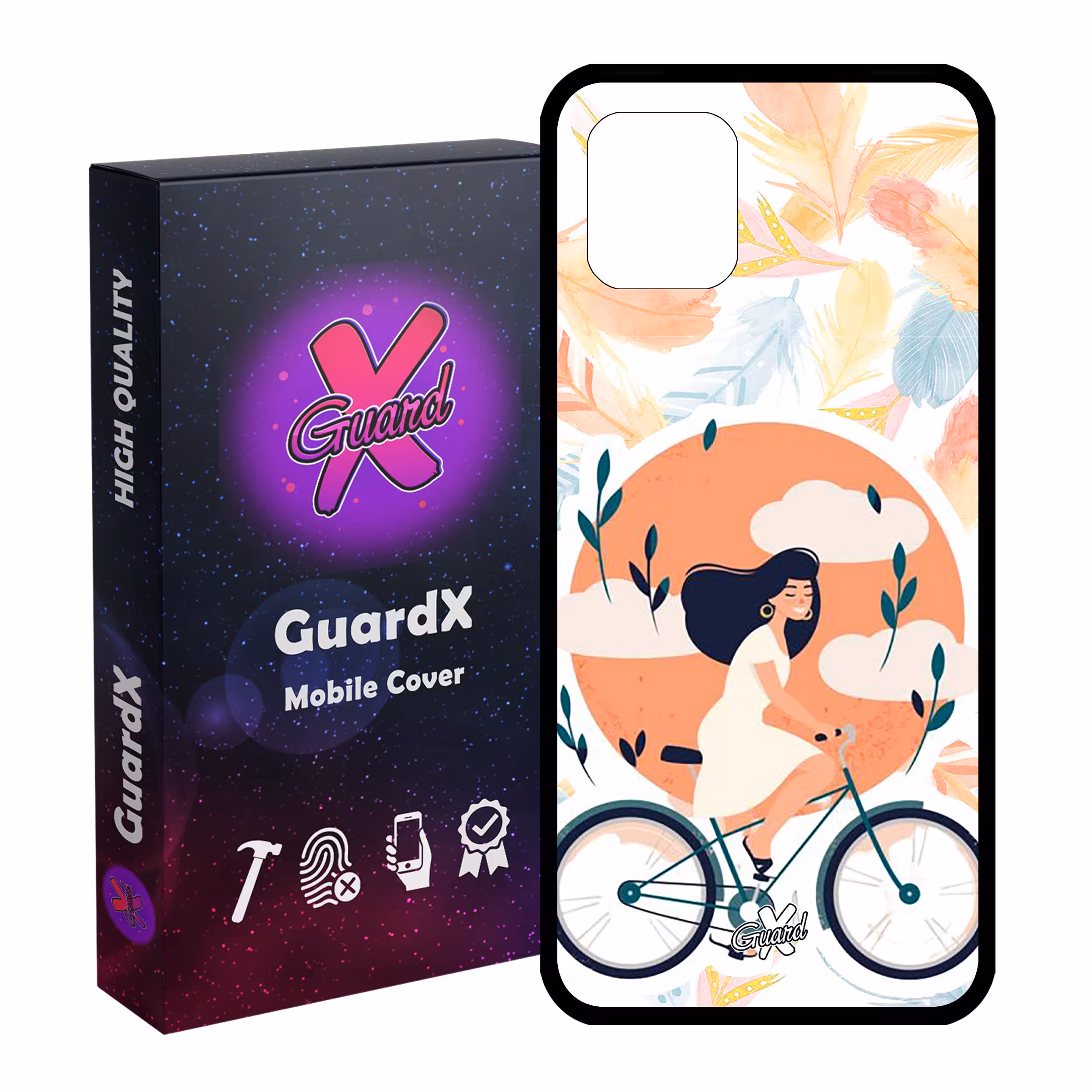کاور گارد ایکس طرح Girl مدل Glass10340 مناسب برای گوشی موبایل سامسونگ Galaxy Note 10 Lite
