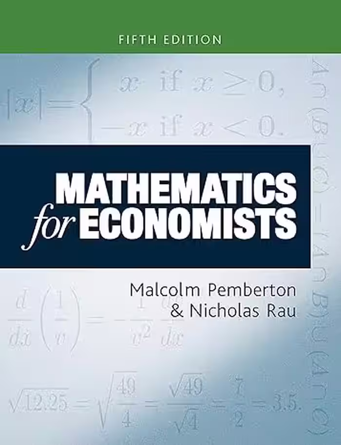 خرید و دانلود کتاب Mathematics for economists: An introductory textbook (5th Edition)