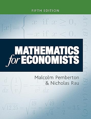 خرید و دانلود کتاب Mathematics for economists: An introductory textbook (5th Edition)
